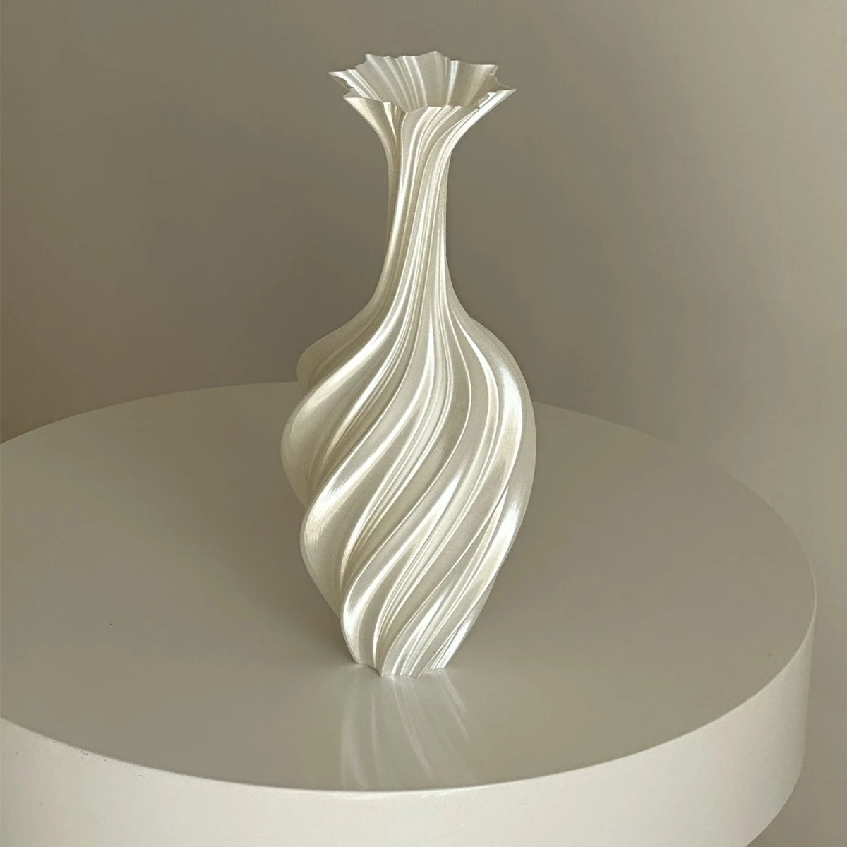 1PC Abstraction Plastic Vase For Home Living Room Office Flower Arrangement Decoration Crafts Wedding Table Centerpiece Vase
